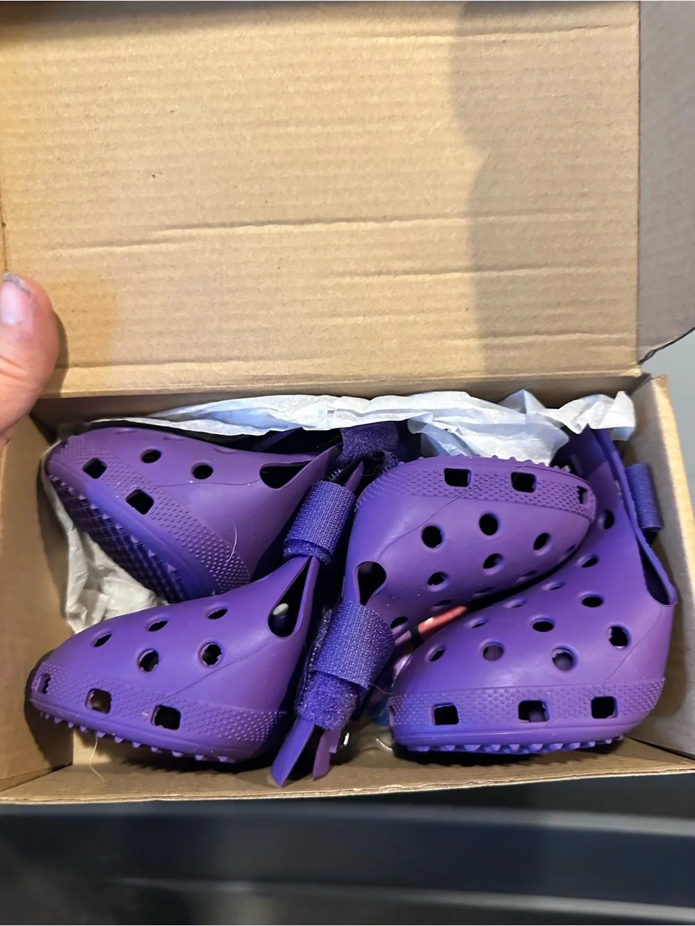 Purple Dog Boots - Protective Paw Covers